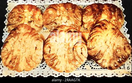 Pâtisseries danoises, papillons danois Date: 1936 Banque D'Images