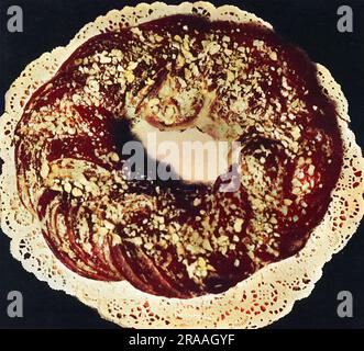 Pâtisseries danoises, Filbert Ring Date: 1936 Banque D'Images