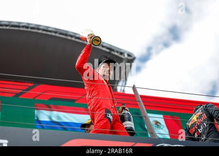 LECLERC Charles (mco), Scuderia Ferrari SF-23, podium lors de la Formule 1 Rolex Grosser Preis von Osterreich 2023, Grand Prix autrichien 2023, 9th du Championnat du monde de Formule 1 2023 de 30 juin à 2 juillet 2023 sur l'anneau de taureau rouge, à Spielberg, Autriche Banque D'Images