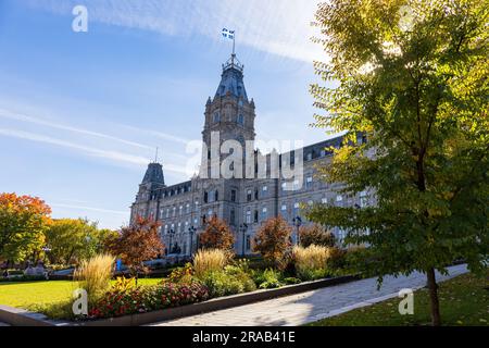 Le Parlement de la capitale de la province de Québec au Canada. Banque D'Images