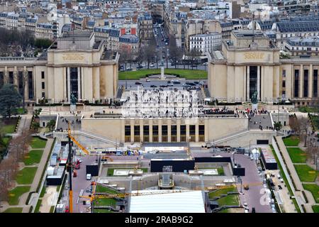 J'adore Paris en février Banque D'Images