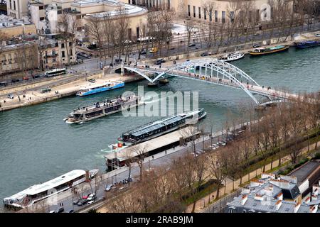 J'adore Paris en février Banque D'Images