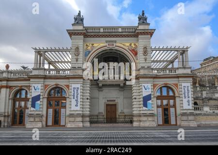 Budapest: Varkert Bazar. Hongrie Banque D'Images