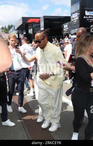 SPIELBERG, Autriche. , . Ferdinand von Habsburg Sophia Flörsch, FLOERSCH, F1 au Red Bull Ring, Oesterreich Ring, Formule 1, Grand Prix AUTRICHIEN, Grosser Preis von OESTERREICH, GP d'Autriche, Motorsport, Formel1, image payante, Copyright © KNOTH Andy/ATPimages (KNOTH Andy /ATP/SPP) Credit: SPP Sport Press photo. /Alamy Live News Banque D'Images