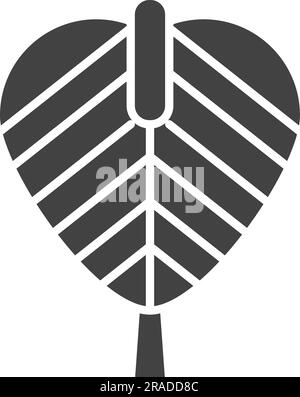 Image d'icône d'Anthurium. Illustration de Vecteur