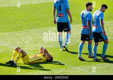 Davila de Wellington manque une chance de gagner tard – Wellington Phoenix contre Sydney en A-League au Wellington Regional Stadium le 21 décembre 2019 Banque D'Images