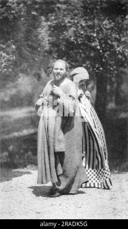 Gustav Klimt - GUSTAV KLIMT ET EMILIE FLÖGE Banque D'Images