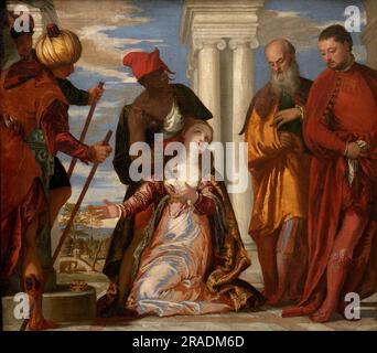 Paolo Veronese – martyre de Saint Justina Uffizi Banque D'Images