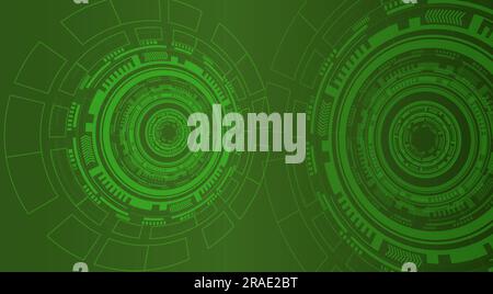 Un environnement technologique lumineux pour vos meilleures conceptions Illustration de Vecteur