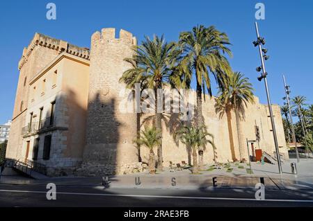 Musée archéologique et historique, Palais municipal mauresque, Elche, Valence, Costa Blanca, Espagne, ELX Banque D'Images