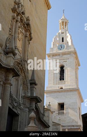 Basilique, la Seu, Xativa, Valence, Espagne Banque D'Images