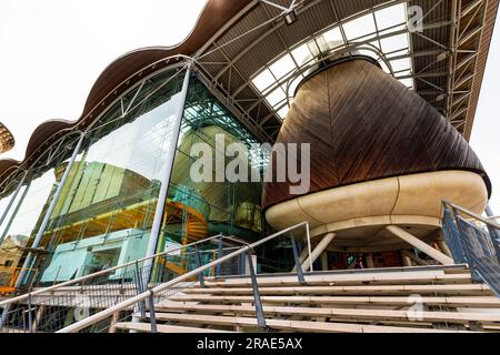 Bâtiment du Tribunal de Grande instance, centre-ville de Bordeaux, région Aquitaine, France. Banque D'Images