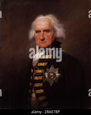 Portrait d'Alexander Hood, 1st Viscount Bridport Banque D'Images