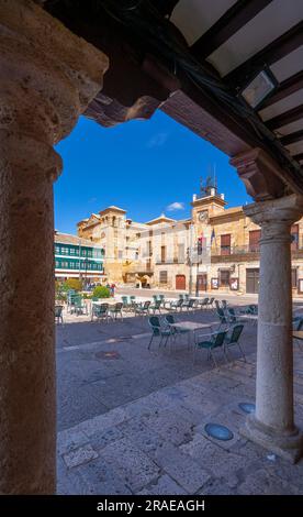 Plaza Mayor, Almagro, Ciudad Real, Castille-la Mancha Banque D'Images