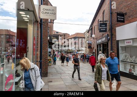 Coppergate York UK, magasins de la ville de York, magasins York UK, shopping, magasins, York, Yorkshire, Royaume-Uni, Angleterre, magasins Coppergate, Coppergate shopping, Banque D'Images