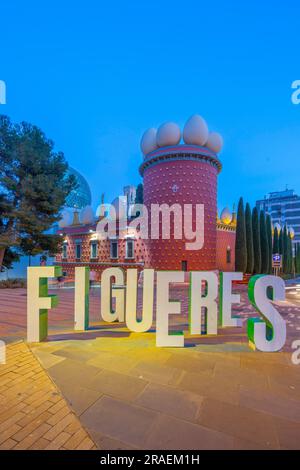 Théâtre-musée Dalí, Figueres, Giriona, Catalogne, Espagne Banque D'Images