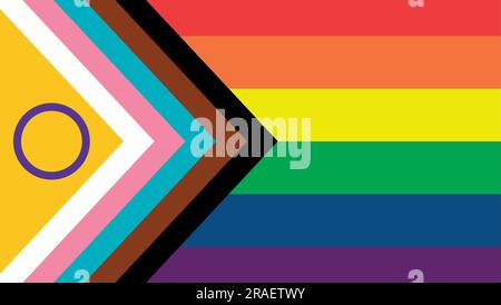 Drapeau de fierté, mouvement international, illustration vectorielle Illustration de Vecteur