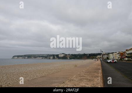 Plage de Seaton dans l'été Devon Angleterre royaume-uni 2023 Banque D'Images