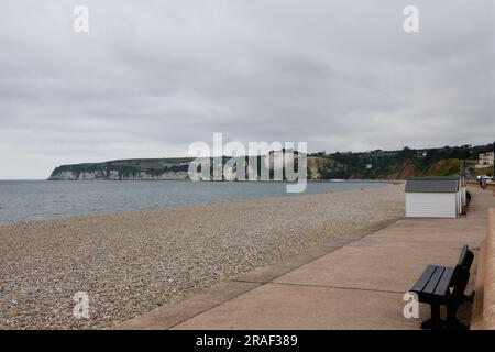 Plage de Seaton dans l'été Devon Angleterre royaume-uni 2023 Banque D'Images