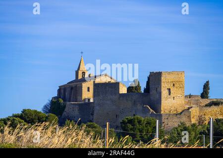 Église Saint-Sauveur, Fos-sur-Mer, Bouches-du-Rhône, Provence-Alpes-Côte d'Azur, France Banque D'Images