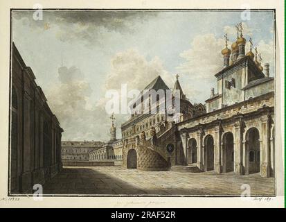 Plate-forme des boyars c.1815; Fédération de Russie par Fyodor Alekseyev Banque D'Images