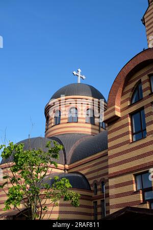 Cathédrale orthodoxe de Sibiu, Roumanie Banque D'Images