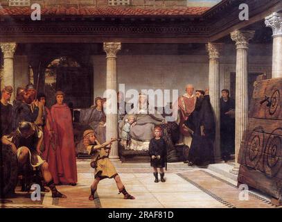 L'éducation des enfants de Clovis 1861 par Sir Lawrence Alma-Tadema Banque D'Images