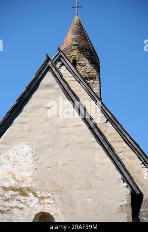 L'église de l'Assomption de Strei est une église orthodoxe située à proximité de Calan, dans le comté de Hunedoara. Roumanie Banque D'Images