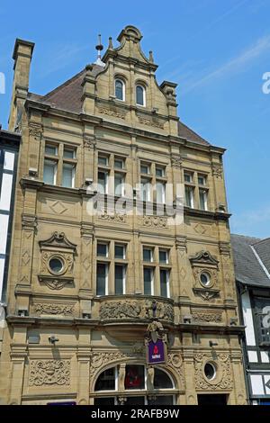 NatWest à Standishgate à Wigan qui a été construit en 1898 par William Owen pour Parrs Bank Banque D'Images