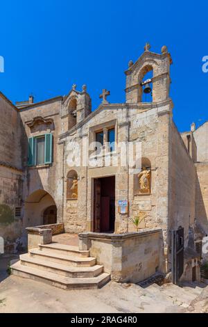 Eglise de San Biagio, Matera, Basilicate, Italie Banque D'Images