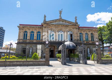 Théâtre national du Costa Rica est le théâtre national du Costa Rica, situé dans la section centrale de San José. Banque D'Images