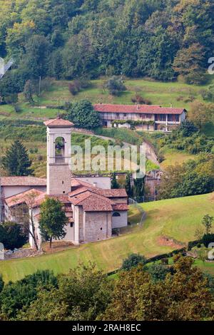 Monastère d'Astino, Bergame, Lombardie, Italie Banque D'Images