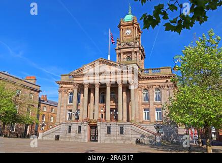 Birkenhead Town Hall bâtiment civique, Hamilton Square, Birkenhead, Wirral , Merseyside, ANGLETERRE, ROYAUME-UNI, CH41 1ND Banque D'Images