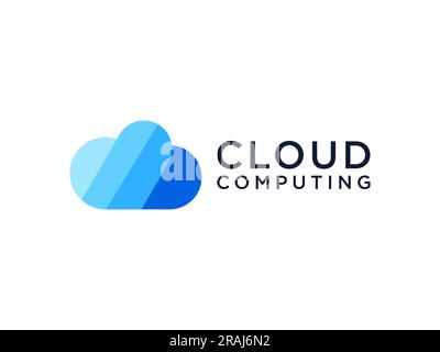 Modèle de conception de vecteur de logo Cloud. Illustration de Vecteur