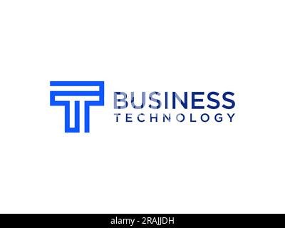 T logo de lettre . TT monogramme initiales lettre logo concept. Motif icône T. TT élégant et professionnel blanc lettre icône design sur la bande noire Illustration de Vecteur