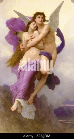 L'enlèvement de psyché 1895 par William-Adolphe Bouguereau Banque D'Images