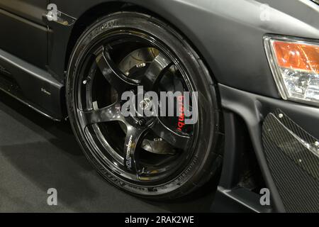 Roue de voiture et frein à disque modifier la voiture Banque D'Images