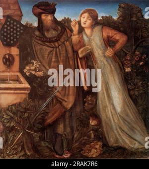 Roi Mark et la Belle Iseult d'Edward Burne-Jones Banque D'Images