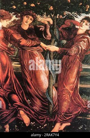 Le jardin des Hesperides 1877 par Edward Burne-Jones Banque D'Images