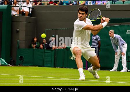 Londres, Inglaterra. 04th juillet 2023. Lors du tournoi de Wimbledon 2023 qui s'est tenu à Londres, en Angleterre. Crédit: Andre Chaco/FotoArena/Alamy Live News Banque D'Images