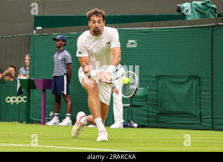 Londres, Inglaterra. 04th juillet 2023. Lors du tournoi de Wimbledon 2023 qui s'est tenu à Londres, en Angleterre. Crédit: Andre Chaco/FotoArena/Alamy Live News Banque D'Images