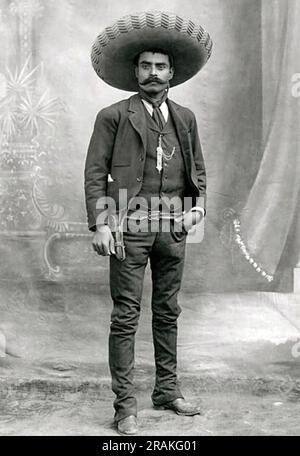 EMILIANO ZAPATA (1879-1919) révolutionnaire mexicain Banque D'Images