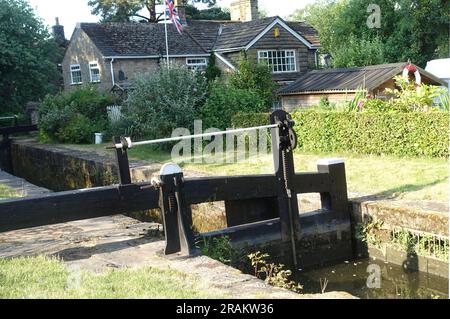 Peak Forest Canal, Marple, Greater Manchester, Angleterre Banque D'Images