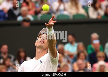 Londres, Inglaterra. 04th juillet 2023. Andy Murray (GBR) lors du tournoi de Wimbledon 2023 qui s'est tenu à Londres, en Angleterre. Crédit: Andre Chaco/FotoArena/Alamy Live News Banque D'Images
