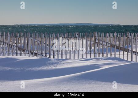 Plage de Herring Cove, comté de Barnstable, ma, États-Unis Banque D'Images