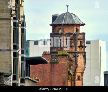 Mackintosh Tower le phare de Glasgow est le centre écossais de design et d'architecture, il a été conçu par l'architecte Charles Rennie Mackintosh Banque D'Images