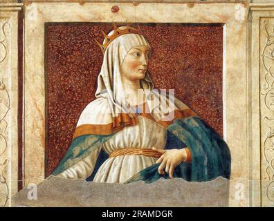 Reine Esther c.1450; Italie par Andrea del Castagno Banque D'Images