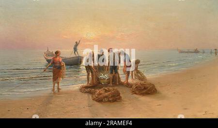 La Sciabica 1915 de Pasquale Celommi Banque D'Images