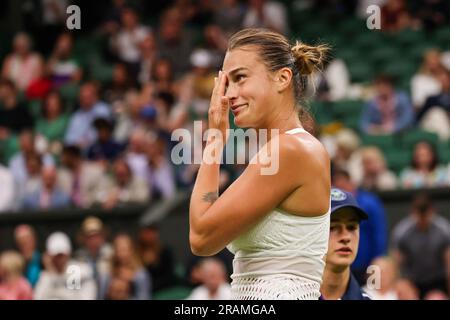 Londres, Inglaterra. 04th juillet 2023. Lors du tournoi de Wimbledon 2023 qui s'est tenu à Londres, en Angleterre. Crédit: Andre Chaco/FotoArena/Alamy Live News Banque D'Images