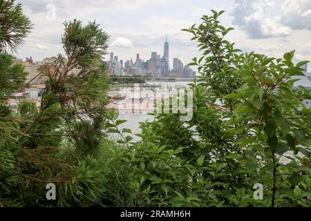 Little Island dans Hudson River Park, New York Banque D'Images